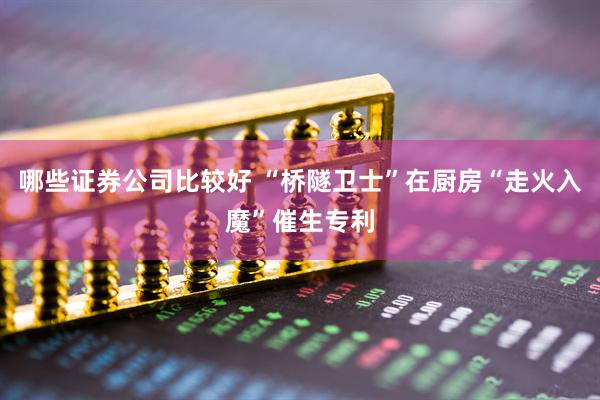 哪些证券公司比较好 “桥隧卫士”在厨房“走火入魔”催生专利